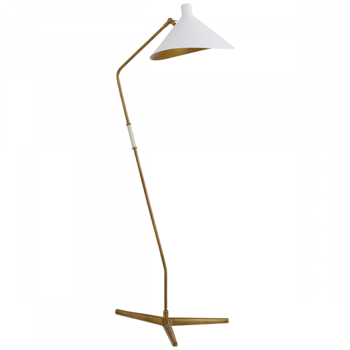 Mayotte Large Offset Floor Lamp (279|ARN 1013HAB-WHT)