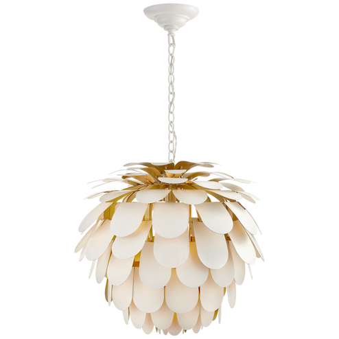 Cynara Large Chandelier (279|CHC 5157WHT/G)