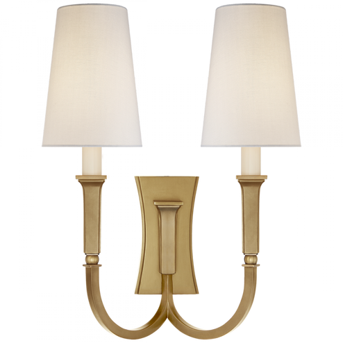 Delphia Large Double Arm Sconce (279|TOB 2273HAB-L)