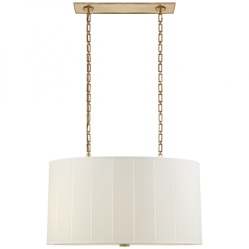 Perfect Pleat Oval Hanging Shade (279|BBL 5031SB-S)