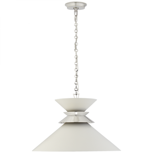 Alborg Large Stacked Pendant (279|CHC 5245PN-WHT)