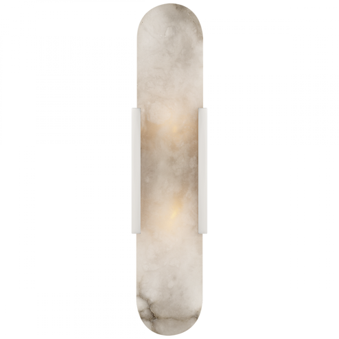 Melange Elongated Sconce (279|KW 2013PN-ALB)