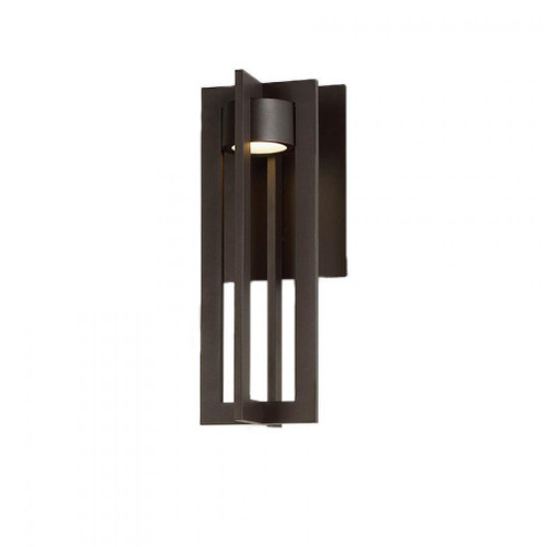 CHAMBER Outdoor Wall Sconce Light (16|WS-W48616-BZ)