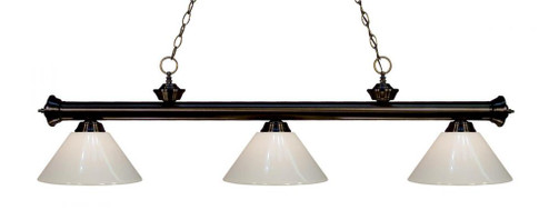 3 Light Billiard (276|200-3BRZ-PWH)