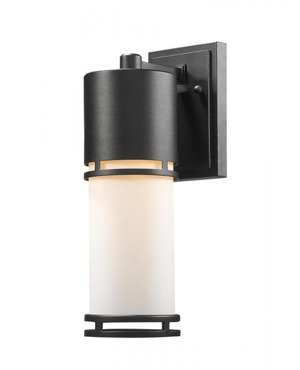 1 Light Outdoor Wall Light (276|560M-BK-LED)