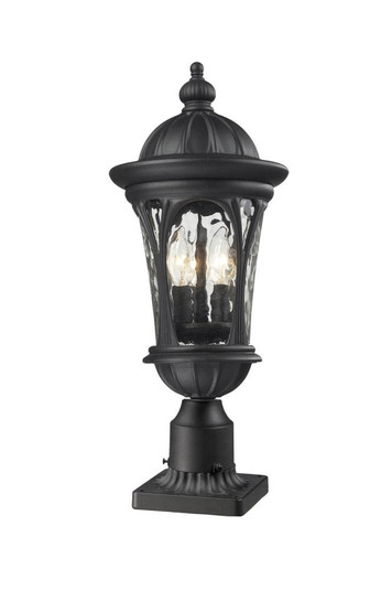 3 Light Outdoor Pier Mounted Fixture (276|543PHM-BK-PM)