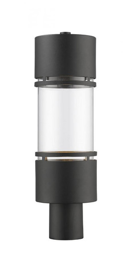 1 Light Outdoor Post Mount Fixture (276|553PHB-BK-LED)