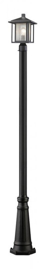 1 Light Outdoor Post Mounted Fixture (276|554PHM-519P-BK)