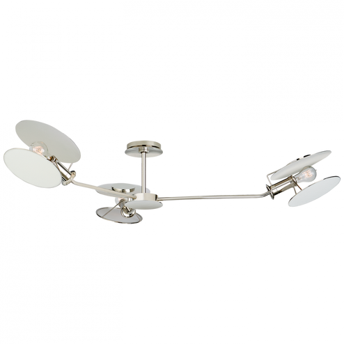 Osiris Large Asymmetric Semi-Flush Mount (279|TOB 4291PN-L)