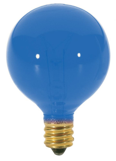 10 Watt G12 1/2 Incandescent; Transparent Blue; 1500 Average rated hours; Candelabra base; 120 Volt (27|S3834)