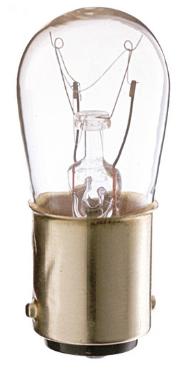 6 Watt S6 Incandescent; Clear; 2500 Average rated hours; 30 Lumens; DC Bay base; 130 Volt (27|S3901)