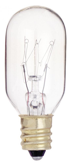 25 Watt T8 Incandescent; Clear; 2500 Average rated hours; 190 Lumens; Candelabra base; 130 Volt (27|S3907)