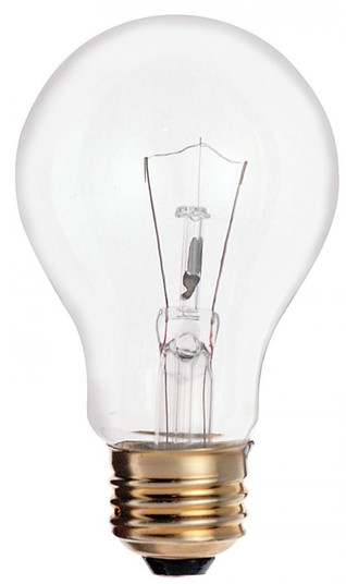 25 Watt A19 Incandescent; Clear; 2500 Average rated hours; 170 Lumens; Medium base; 130 Volt; 2/Pack (27|S3940)