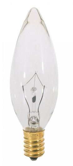 7.5 Watt BA9 1/2 Incandescent; Clear; 3000 Average rated hours; 37 Lumens; Candelabra base; 120 Volt (27|S4994)