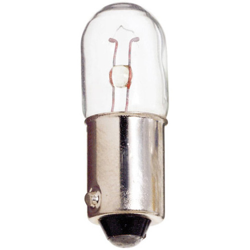 0.95 Watt miniature; T3 1/4; 3000 Average rated hours; Miniature Bayonet base; 6.3 Volt (27|S6912)