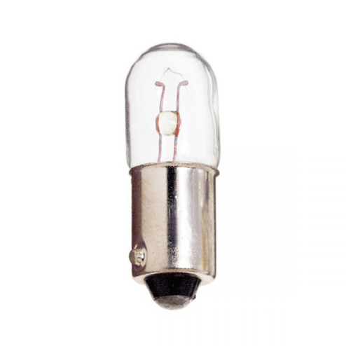 0.95 Watt miniature; T3 1/4; 5000 Average rated hours; Miniature Bayonet base; 6.3 Volt (27|S7824)