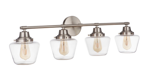 Essex 4 Light Vanity in Brushed Polished Nickel (20|19538BNK4)