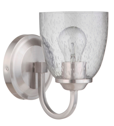 Serene 1 Light Wall Sconce in Brushed Polished Nickel (20|49901-BNK)