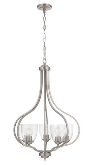 Serene 5 Light Foyer in Brushed Polished Nickel (20|49935-BNK)