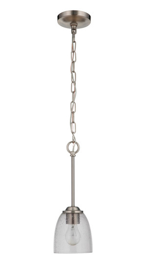 Serene 1 Light Mini Pendant in Brushed Polished Nickel (20|49991-BNK)