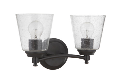 Tyler 2 Light Vanity in Flat Black (20|50202-FB)