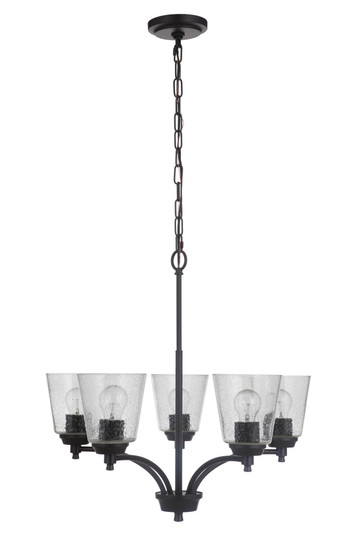 Tyler 5 Light Chandelier in Flat Black (20|50225-FB)