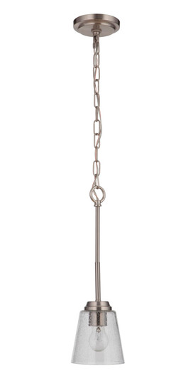 Tyler 1 Light Mini Pendant in Brushed Polished Nickel (20|50291-BNK)