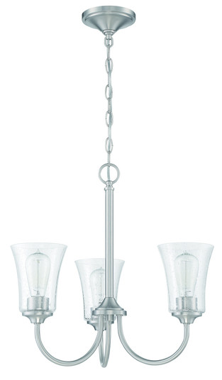 Gwyneth 3 Light Chandelier in Brushed Polished Nickel (20|50423-BNK)