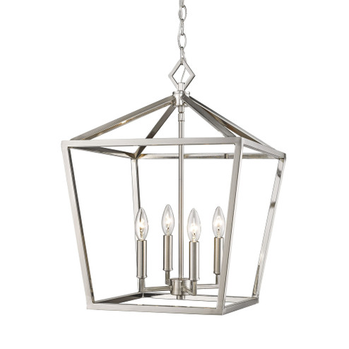 4-Light Pendant light Satin Nickel (670|3244-SN)