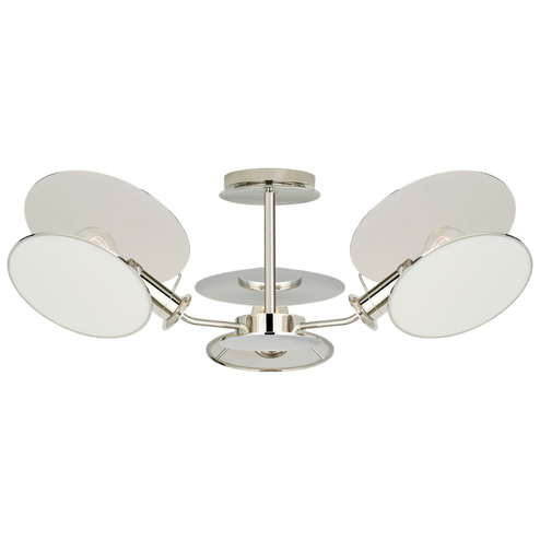 Osiris Medium Reflector Semi-Flush Mount (279|TOB 4290PN-L)