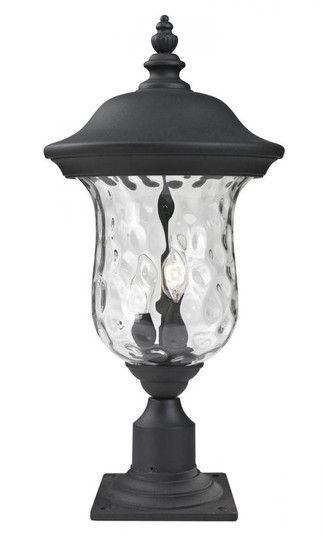 2 Light Outdoor Pier Mounted Fixture (276|533PHM-533PM-BK)