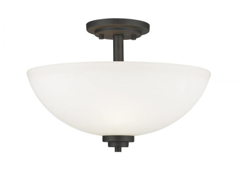 3 Light Semi Flush Mount (276|443SF-BRZ)
