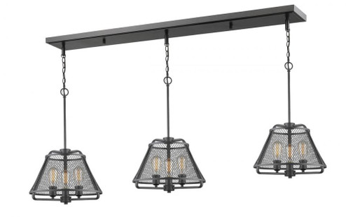 9 Light Linear Chandelier (276|451-16-3BRZ)