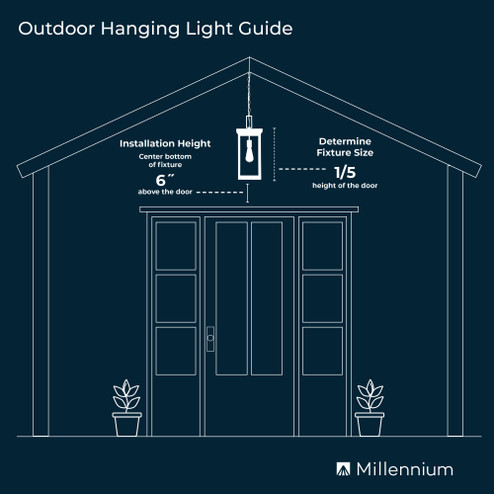 Arnold 4-Light Outdoor Hanging Lantern Powder Coated Black (670|2534-PBK)