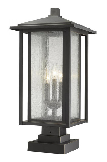 3 Light Outdoor Pier Mounted Fixture (276|554PHXLS-SQPM-ORB)