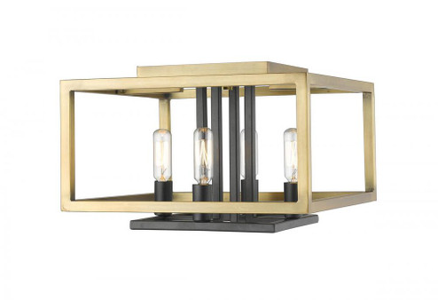4 Light Flush Mount (276|456F-OBR-BRZ)