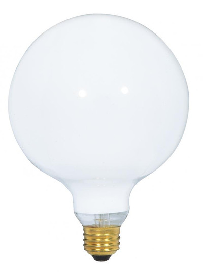 40 Watt G40 Incandescent; Gloss White; 4000 Average rated hours; 280 Lumens; Medium base; 120 Volt (27|S3001)