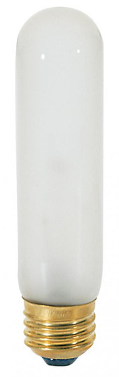 25 Watt T10 Incandescent; Frost; 2000 Average rated hours; 200 Lumens; Medium base; 120 Volt; Carded (27|S3701)