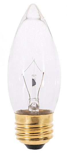 25 Watt B11 Incandescent; Clear; 1500 Average rated hours; 210 Lumens; Medium base; 120 Volt; 2-Card (27|S3731)