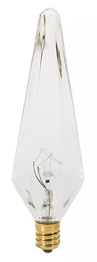 25 Watt HX10.5 Incandescent; Clear; 1500 Average rated hours; 175 Lumens; Candelabra base; 120 Volt (27|S3744)