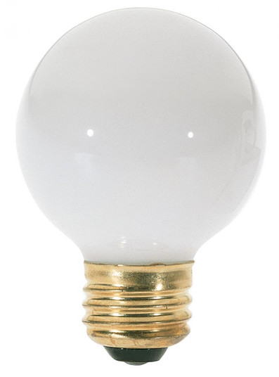 25 Watt G18 1/2 Incandescent; Gloss White; 1500 Average rated hours; 160 Lumens; Medium base; 120 (27|S3827)