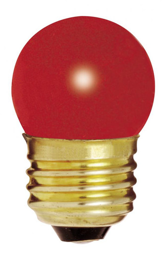 7.5 Watt S11 Incandescent; Ceramic Red; 2500 Average rated hours; Medium base; 120 Volt; Carded (27|S4511)