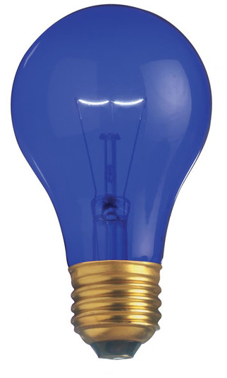 25 Watt A19 Incandescent; Transparent Blue; 2000 Average rated hours; Medium base; 130 Volt (27|S6082)