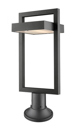 1 Light Outdoor Pier Mounted Fixture (276|566PHBR-553PM-BK-LED)