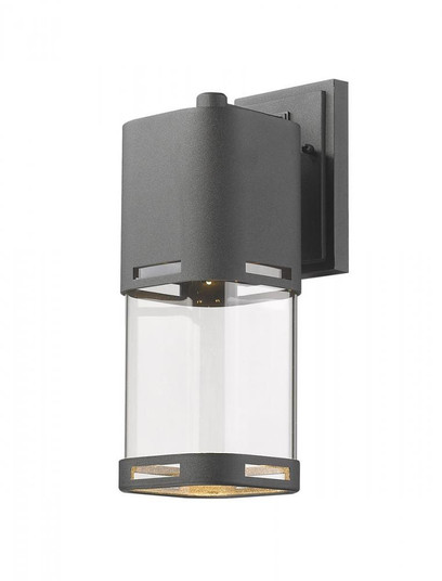 1 Light Outdoor Wall Light (276|562M-BK-LED)