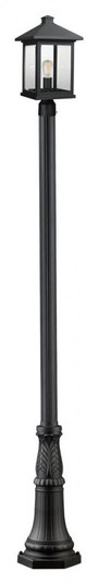 1 Light Outdoor Post Mounted Fixture (276|531PHBR-518P-BK)