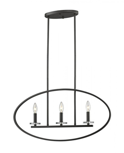 3 Light Linear Chandelier (276|2010-3L-BRZ)