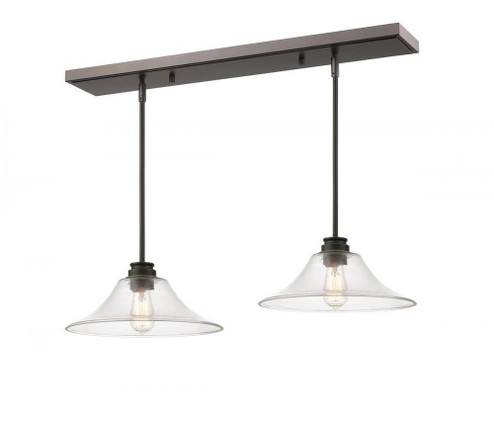 1 Light Linear Chandelier (276|428MP14-2OB)