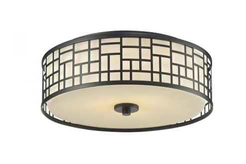 3 Light Flush Mount (276|329F16-BRZ)