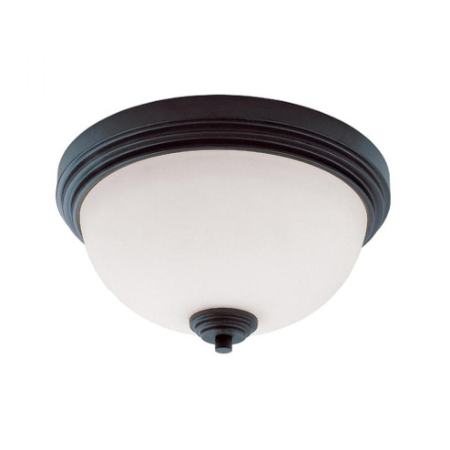 2 Light Flush Mount (276|314F2-BRZ)